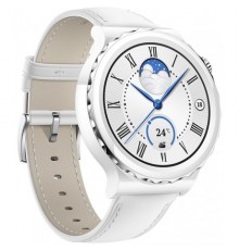 Умные часы Huawei Watch GT 3 Pro Ceramic 43 мм (белый/кожа)